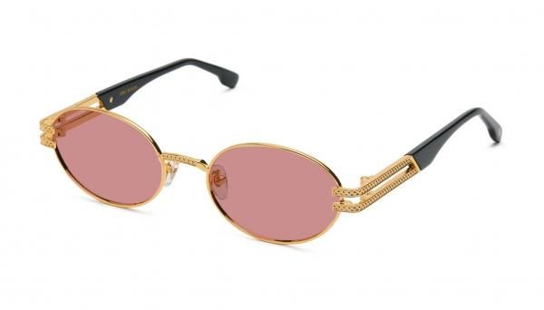 <img class='new_mark_img1' src='https://img.shop-pro.jp/img/new/icons47.gif' style='border:none;display:inline;margin:0px;padding:0px;width:auto;' />9five LOTUS Black & 24k Gold Pink Sunglasses    / ֥å24K / ԥ󥯥󥰥饹 / ʥե