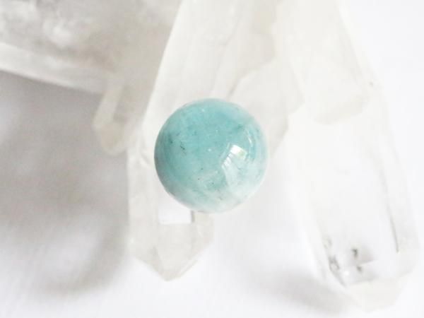 アクアマリン/丸玉ビーズ19mm - 貴石工房パックOnlineShop