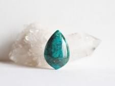 ラリマー ひし形 穴あき ルース loose_stone67 ネックレス