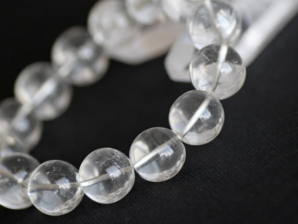 希少！！　パールバディ産　ヒマラヤ水晶　ブレスレット10ミリ玉　② パールヴァティ渓谷産ヒマラヤ水晶｜4月2日新着 | premium stone