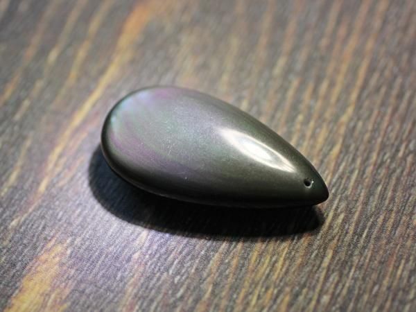 レインボーオブシディアン（穴あき） - 貴石工房パックOnlineShop