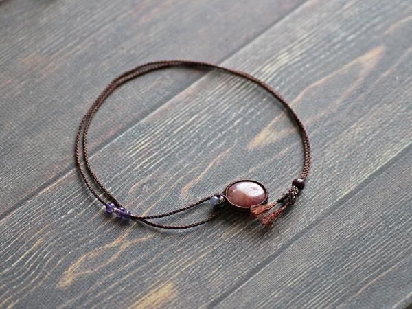 マクラメペンダント／ロードナイト - 貴石工房パックOnlineShop