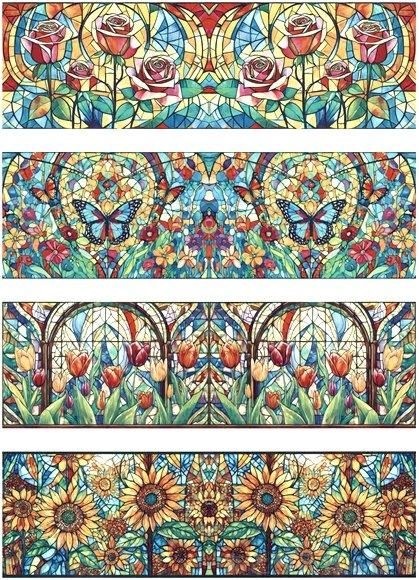 ステンドグラスラップ｜ポーセラーツ転写紙｜あとりえHaNa