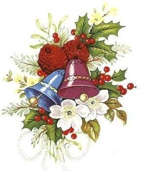 S1063-B クリスマスベル｜ポーセラーツ転写紙｜あとりえHaNa