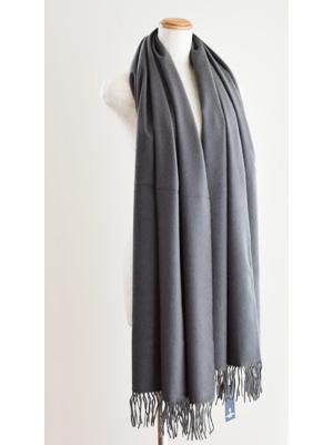 Johnstons ジョンストンズ | カシミヤ 大判ストール （Mid Grey ミッド ...