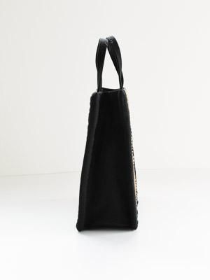 ebagos エバゴス | キャンバス・かご袋 ハンド（ブラック）A4 正規取扱 