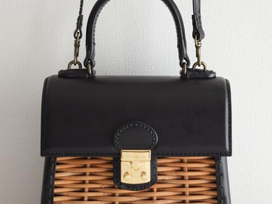 美品☆ ebagos エバゴス カーフレザー ハンドバッグ