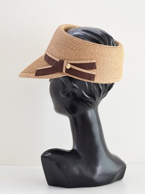 Athena New York アシーナ ニューヨーク | Madison Visor（マディソンバイザー）Brown 帽子 通販 - Fine  online shop