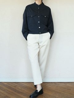 helder エルデール | Wool Liner Cruiser Shirt（Dark Navy / Charcoal）