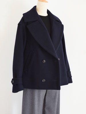 helder エルデール | Cropped Pea Coat（Navy） 通販 - Fine online shop