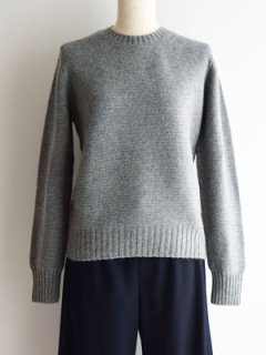 ANSPINNEN スピネン | ベビーソフトキャメル パール編みセーター（Grey）