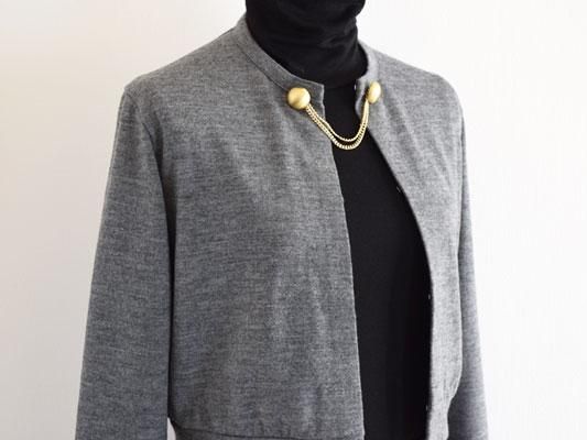 MASSE*MENSCH マッセメンシュ | ドレスレットカーディガン（杢グレー） 通販 - Fine online shop