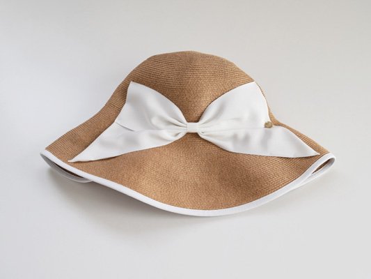 Athena New York アシーナ ニューヨーク | Kimbery キンバリー （Tan × White） ホワイト 定番 リボンハット  Kimberly 帽子 Hat 通販 - Fine online shop