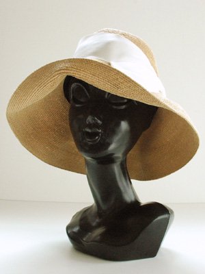 Athena New York GABRIELLA フラワーラフィアハット - 帽子
