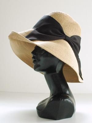 Athena New York アシーナ ニューヨーク | Risako Raffia リサコラフィア （Natural × Black）タン  ブラック 黒 定番 リボンハット 帽子 HAT 通販 - Fine online shop