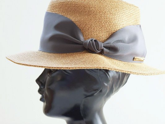 Athena New York アシーナ ニューヨーク | Camila カミラ （Tan × Dark Grey）ダークグレー ハット 中折れ帽  帽子 Hat 通販 - Fine online shop