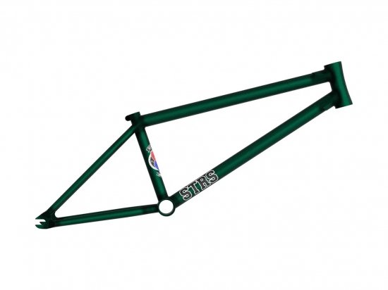 STRESS BES Frame (マットトランスグリーン) - BMX通販|BMXパーツ|初心者おすすめBMXフレームパーツ専門店 Vancho  bike