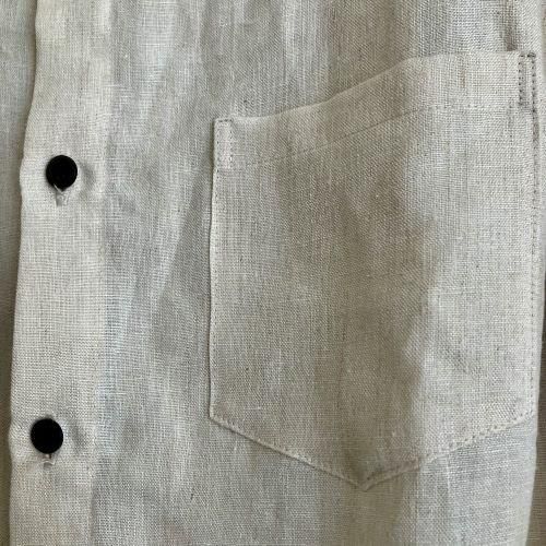 麻の長そでシャツ 人と地球にやさしいヘンプ100%の麻の服 anmin