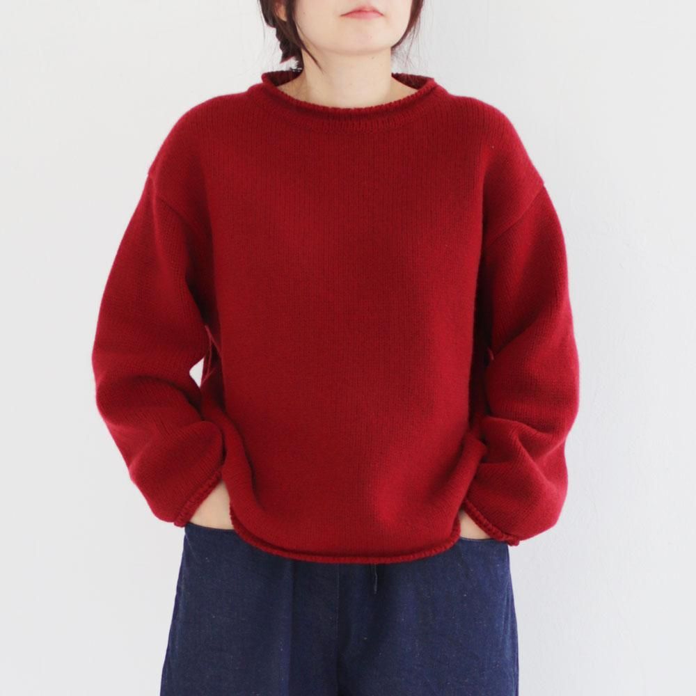 Atelier d'antan | ウールニットクルー〈 Rubin 〉 4colors