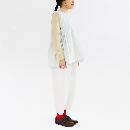 Atelier d'antan | タックテーパードパンツ〈 Salvador 〉White