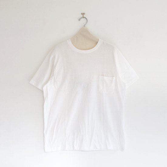 Yaeca | メンズクルーネックポケットTシャツ White | F052191TT097