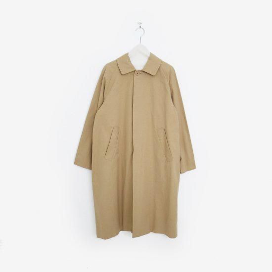 YAECA stain collar coat long