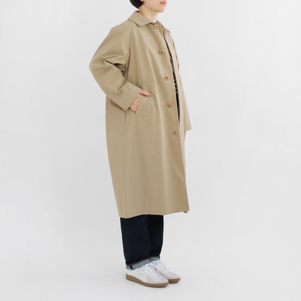 Yaeca Women | ステンカラーコート Khaki