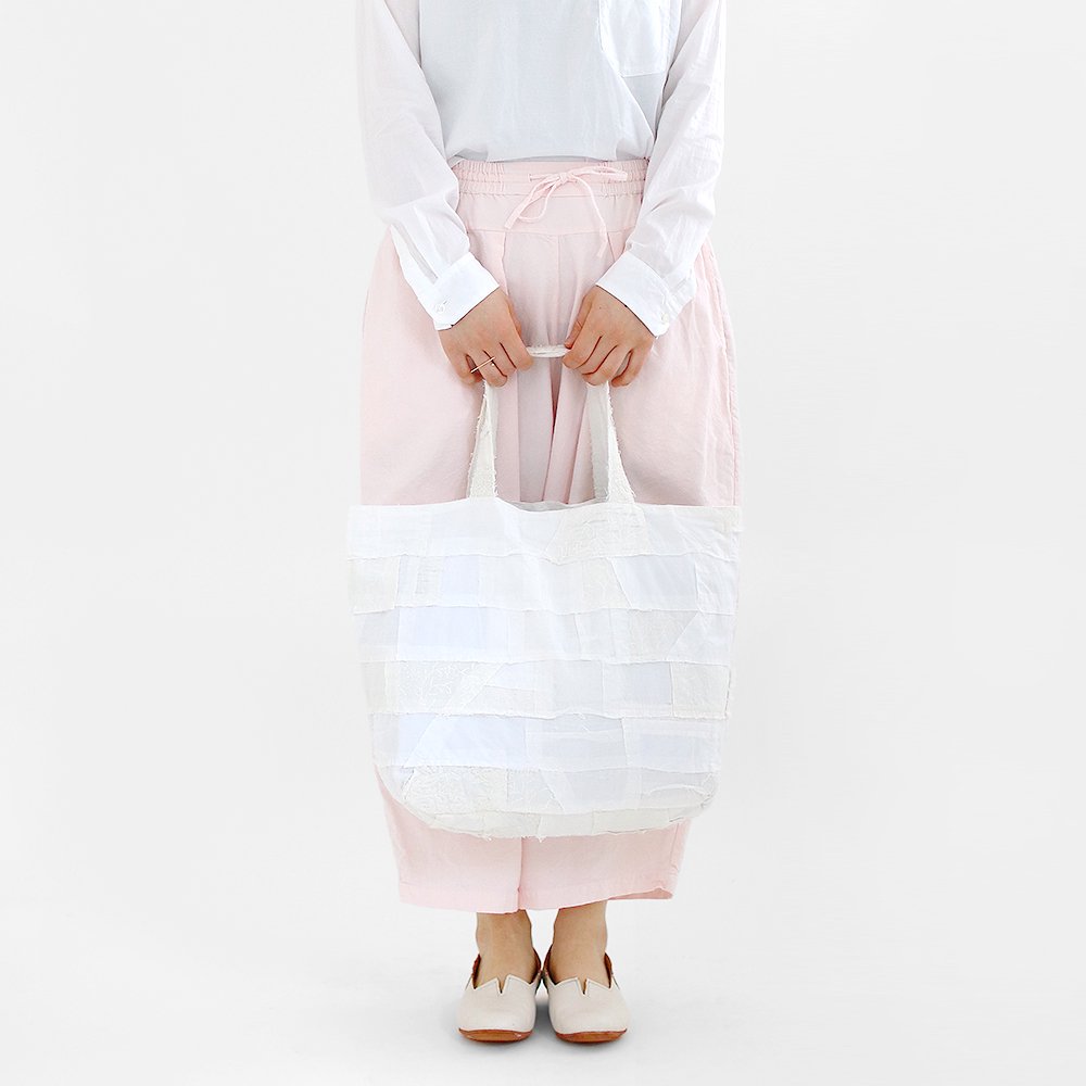 Khadi and Co. | パッチワークカディバッグ〈 NEROLI 〉White