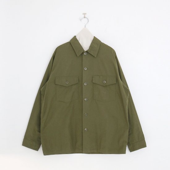 Yaeca Men | ベイカーシャツ Olive