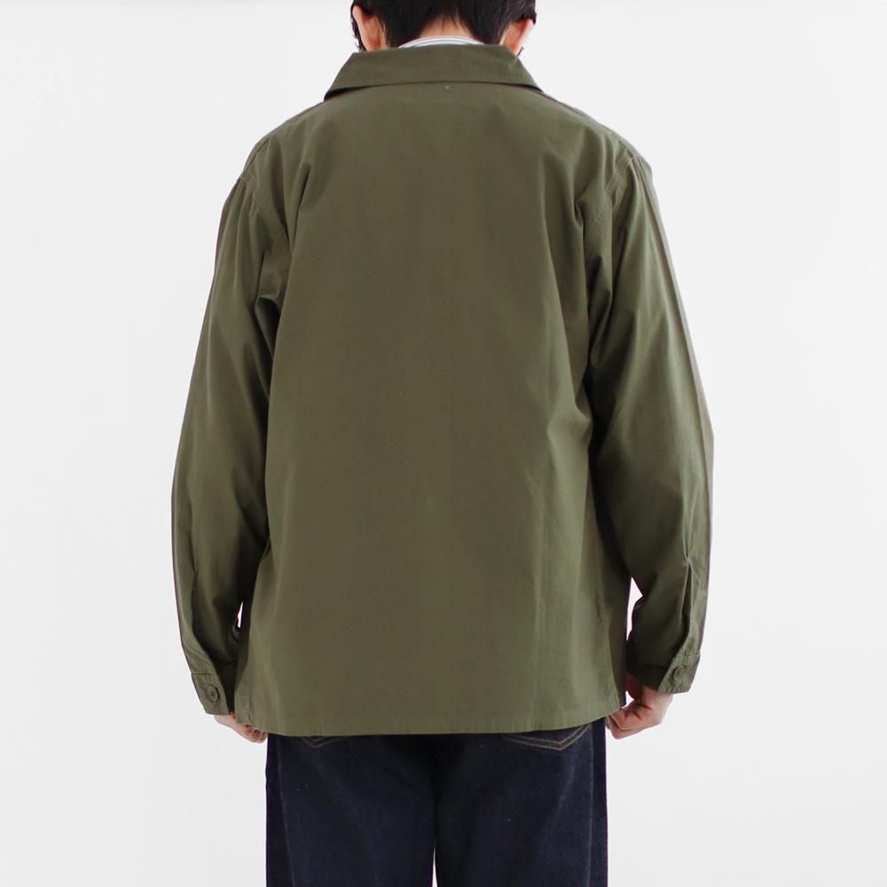 BAKER SHIRT #olive satin [24102] – ciacura