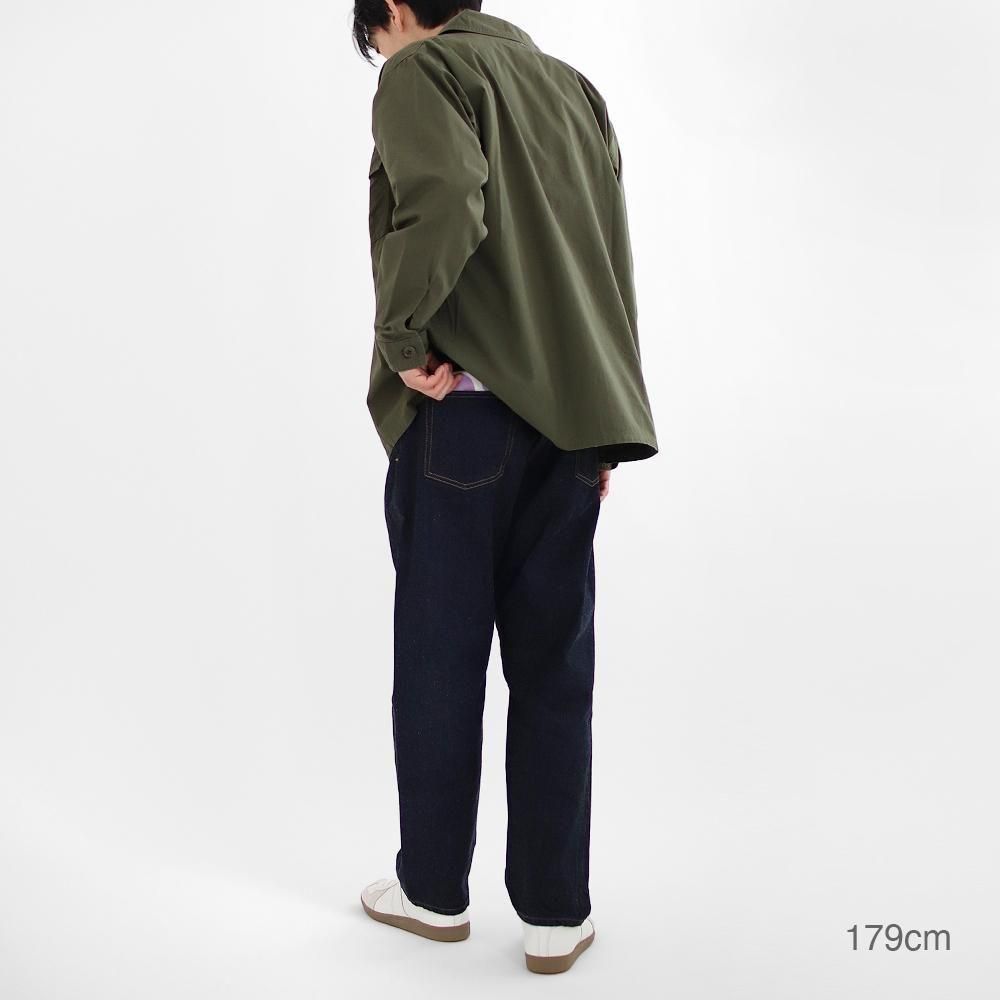 Yaeca Men | ベイカーシャツ Olive