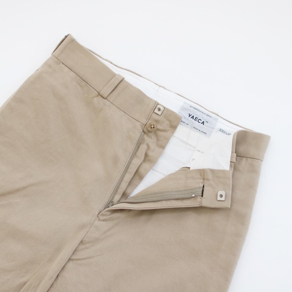 Yaeca Women | チノワイドテーパードパンツ 2colors Yaeca Women | チノワイドテーパードパンツ 2colors