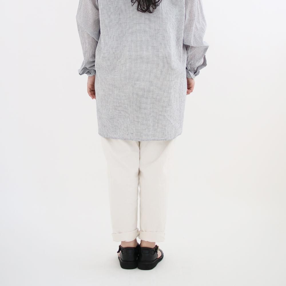 ヤエカ/YAECA/チノパン/ワイドテーパード/オフホワイト/美品 YAECA チノパン ワイドテーパード WHITE 〔レディース〕 【67652