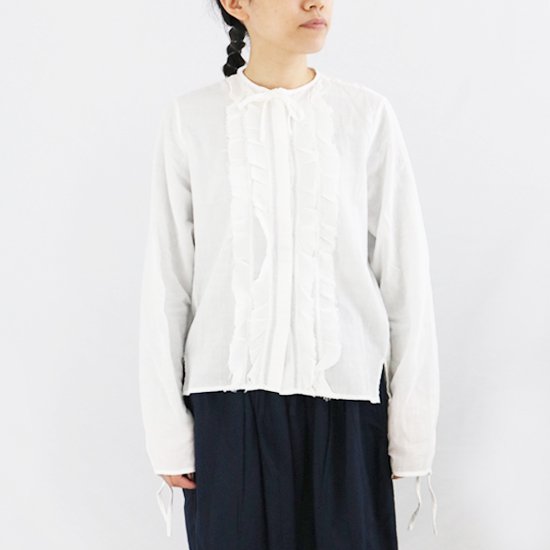 カディアンドコー khadi&co レースブラウス ホワイト 新品-