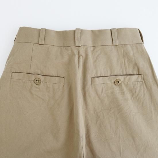 Yaeca Women | チノワイドストレートパンツ Khaki
