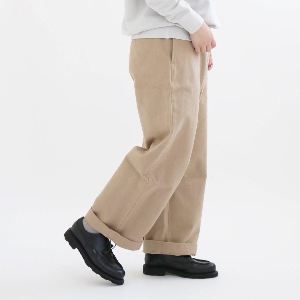 Charpentier de Vaisseau | セルヴィッチチノパンツ〈 Brice 〉 Khaki