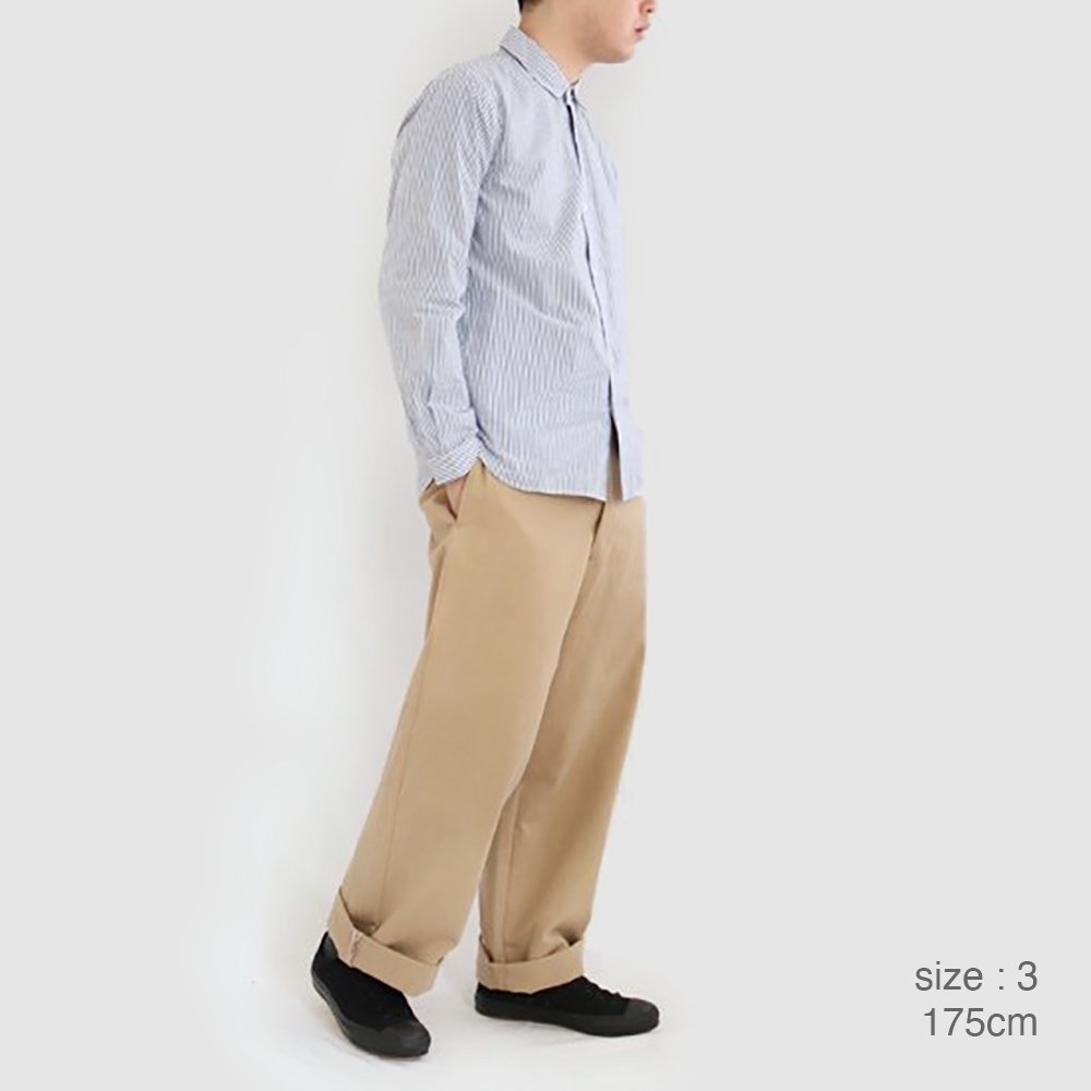 Charpentier de Vaisseau | セルヴィッチチノパンツ〈 Brice 〉 Khaki