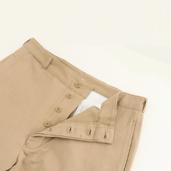 Charpentier de Vaisseau | セルヴィッチチノパンツ〈 Brice 〉 Khaki