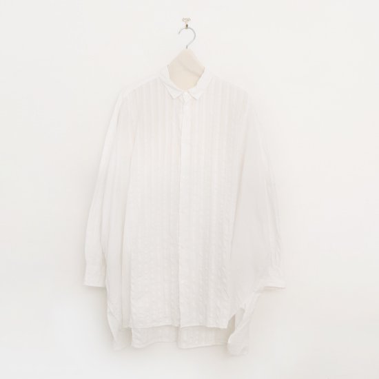 Toujours | コットンラージシャツ White | F072221TS003