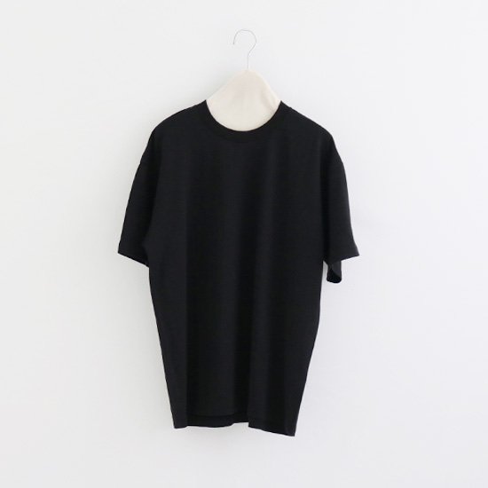 Comoli | 空紡天竺ショートスリーブTシャツ Black | F035221TT187