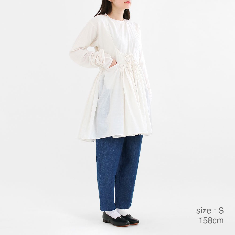 Khadi&Co. | アンドラプレインカシュクールブラウス〈 NEELEM 〉 2colors