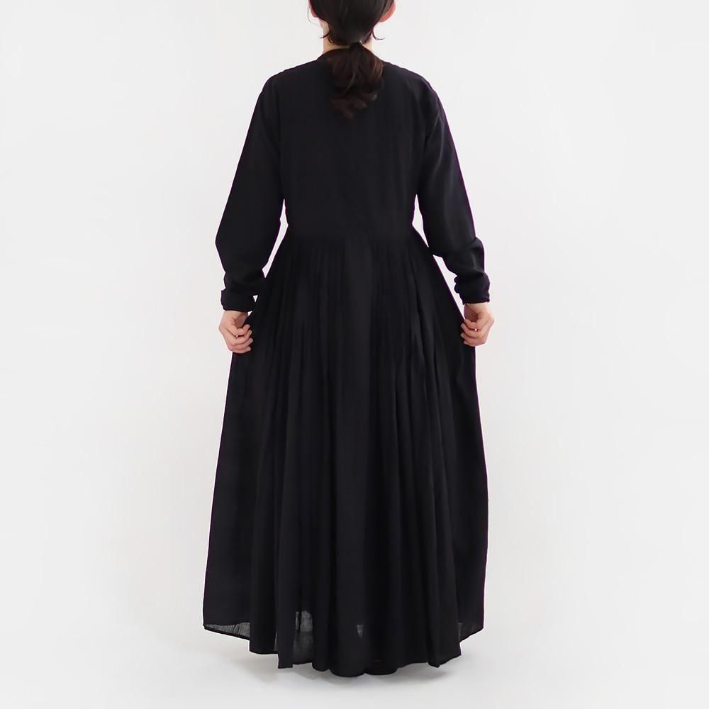 新品未使用　Khadi&co　カディアンドコー　インド綿　カシュクール　ドレス Khadi&Co. | アンドラプレインカシュクールドレス〈 NAGAR 〉 3colors