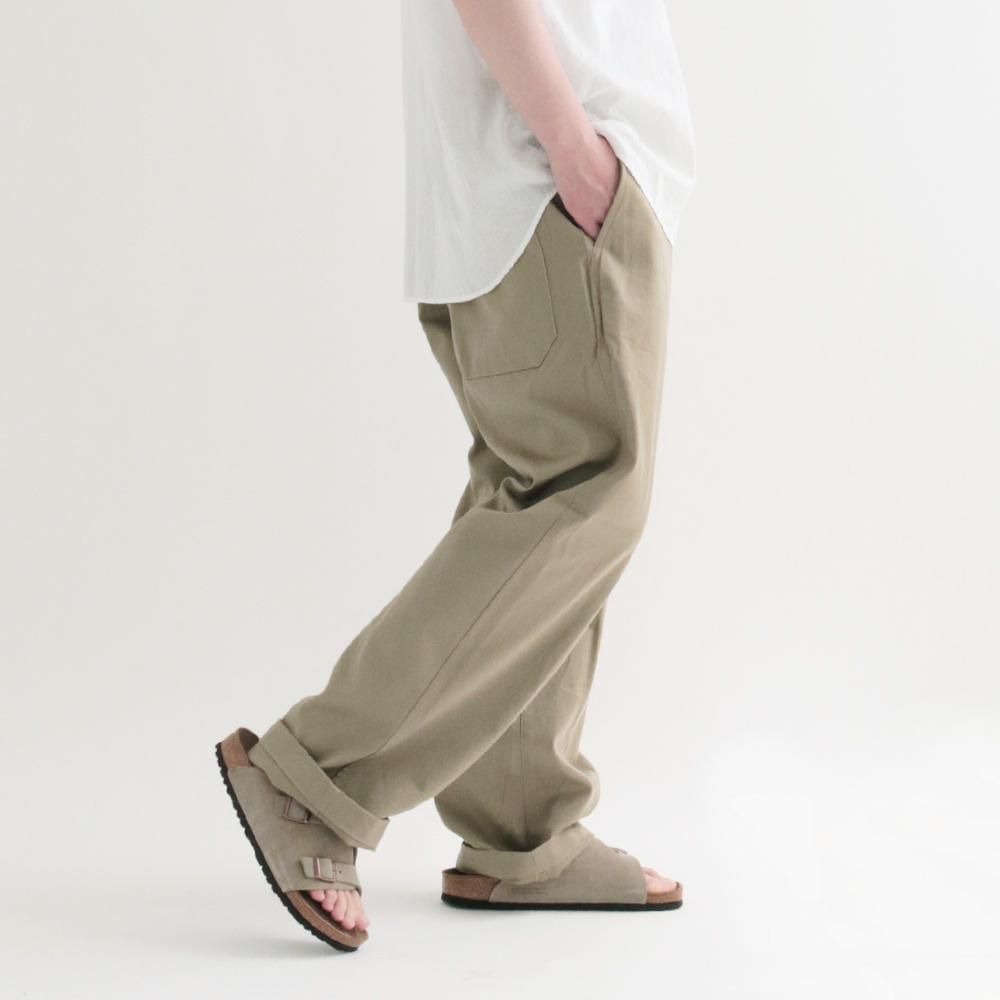 Comoli | コットンチノオーバーパンツ Khaki