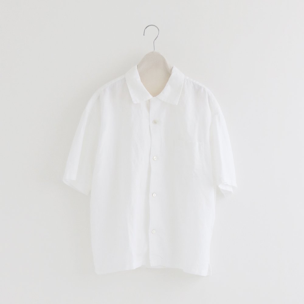 Charpentier de Vaisseau | オープンカラーシャツ〈 Silas 〉White | C003221TS519