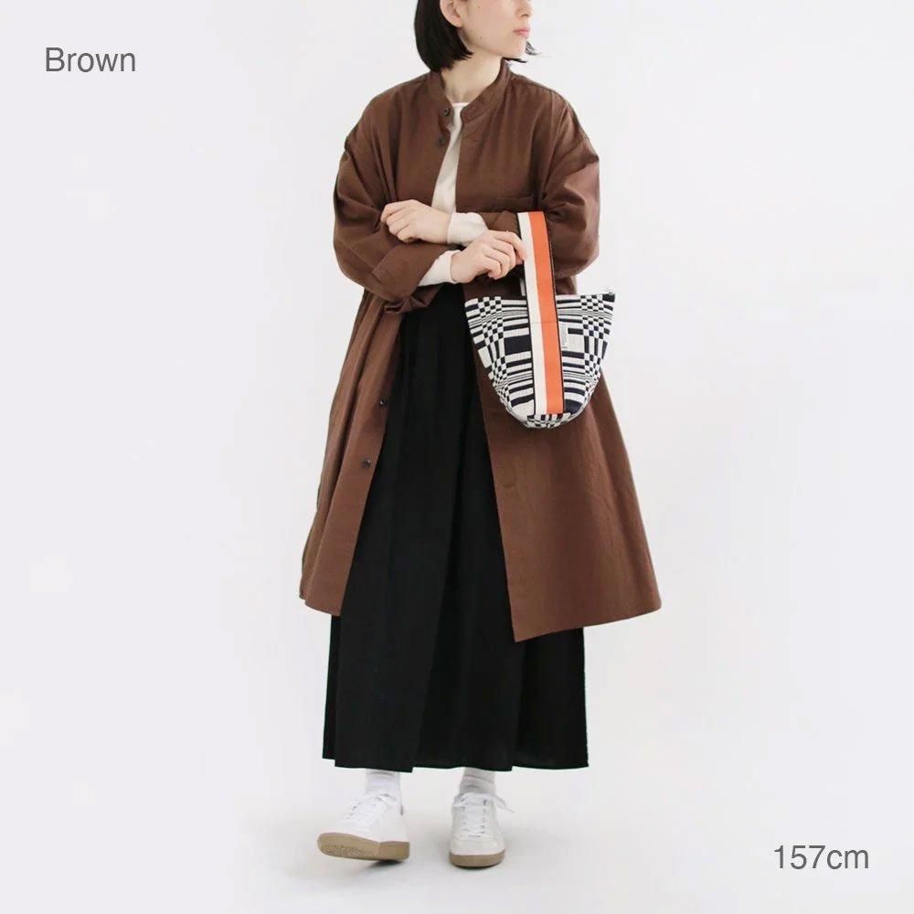 ゴーシュ | コットンオックススタンドカラーロングシャツ 3colors