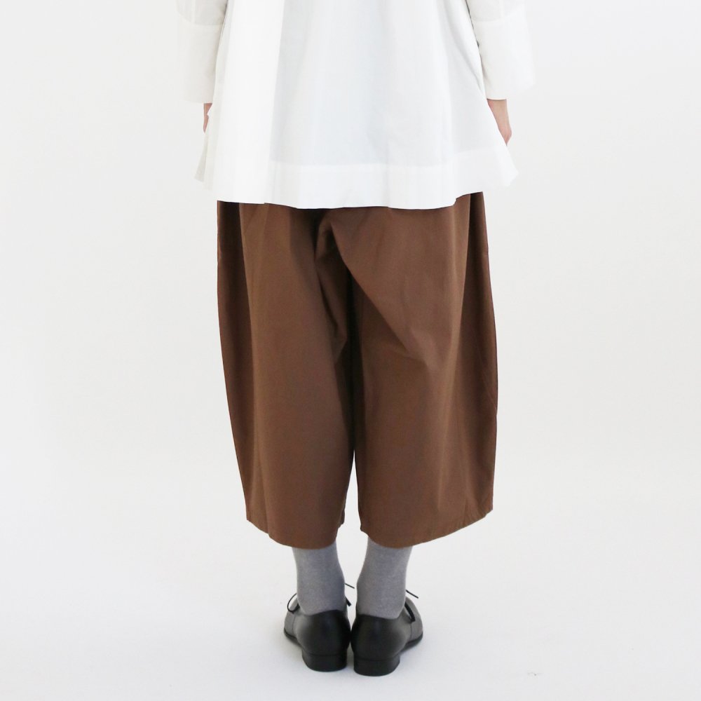 Khadi and Co. | ライトキャンバスワイドパンツ〈 STAR 〉Brown | D012221PP411