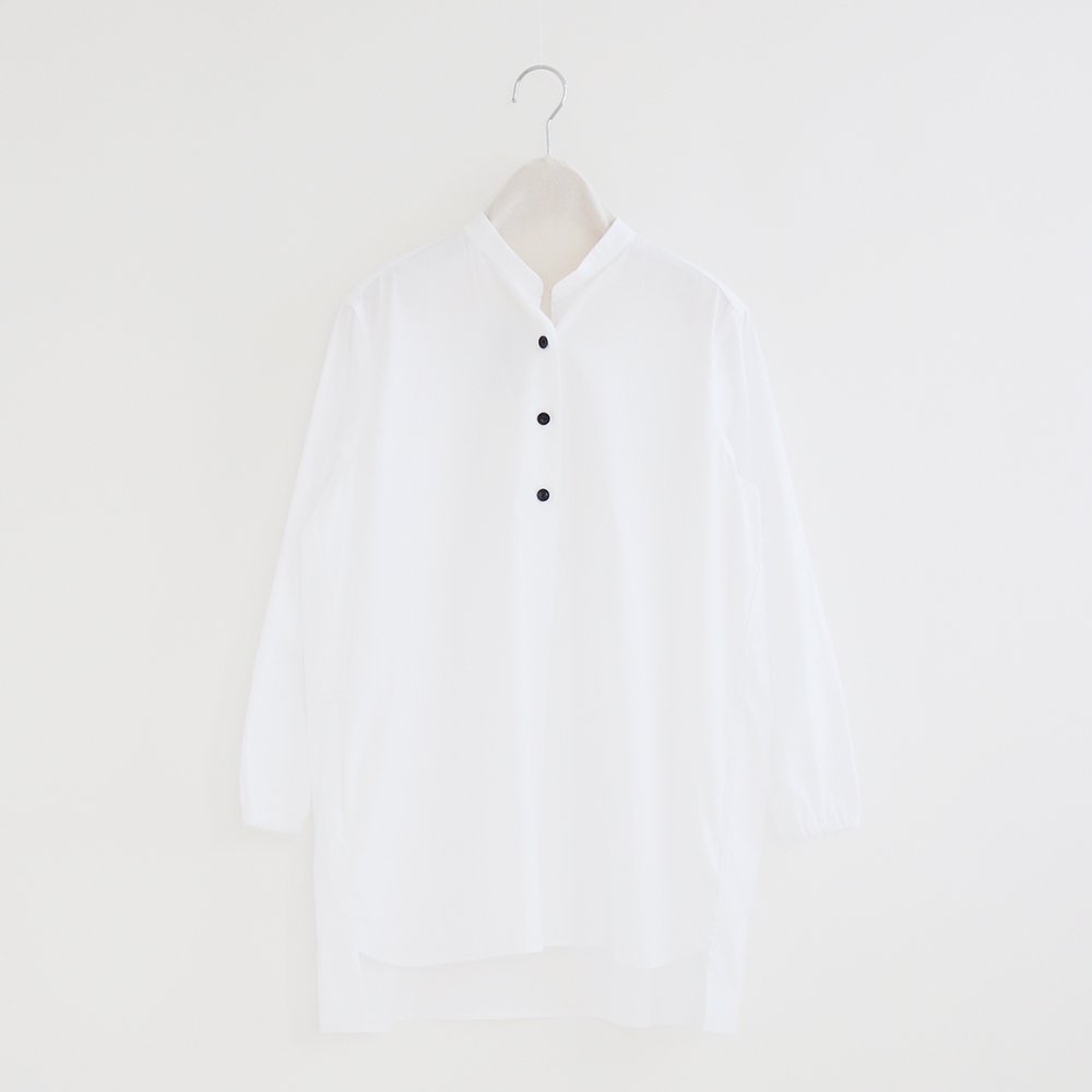 Atelier d'antan | スタンドカラーシャツ〈 Appel 〉White | A232222TS573