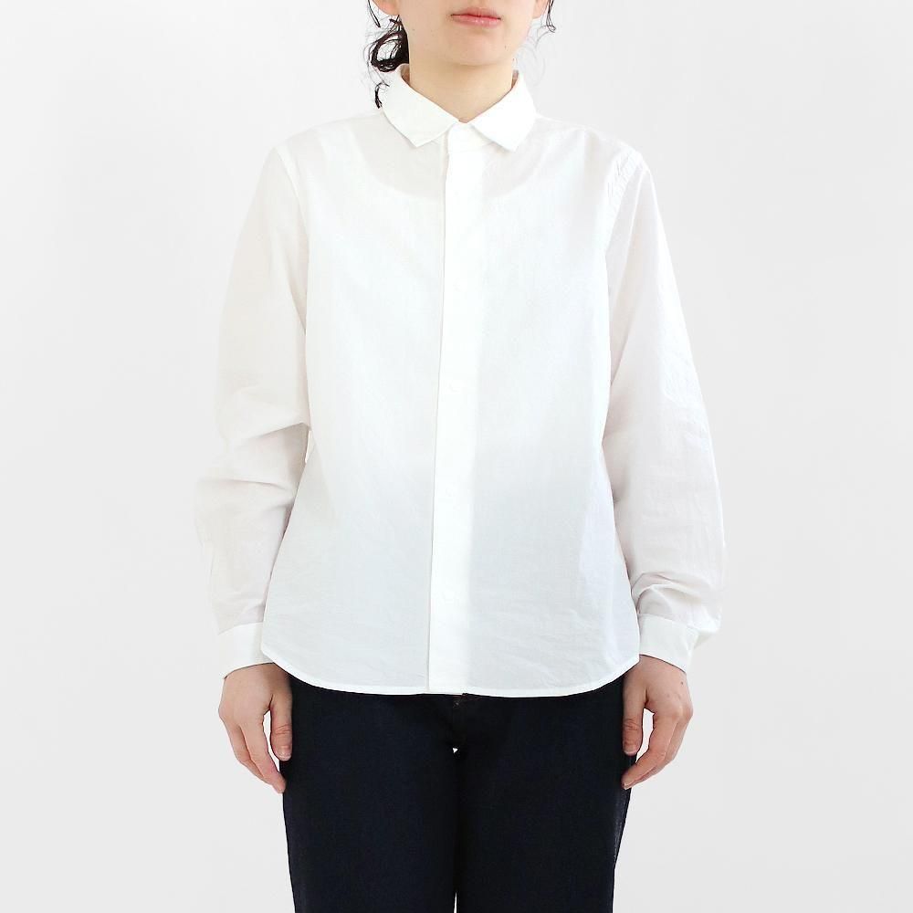 YAECA ヤエカ　長袖　シャツ　ブラウス　コンフォートシャツ　ポケット付き　白 YAECA コンフォートシャツ リラックス ロング WHITE 〔メンズ