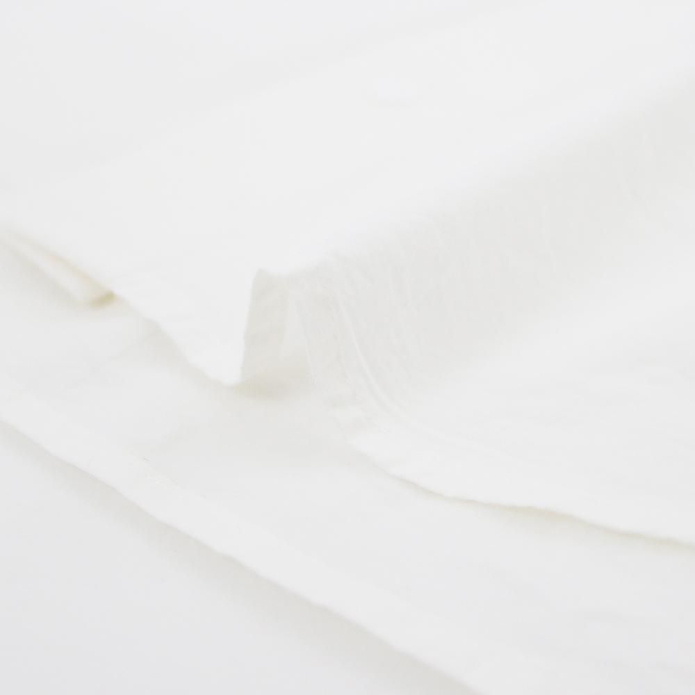 【YAECA】シャツワンピース　ホワイト　コットン YAECAのシャツワンピースを使った人気ファッション