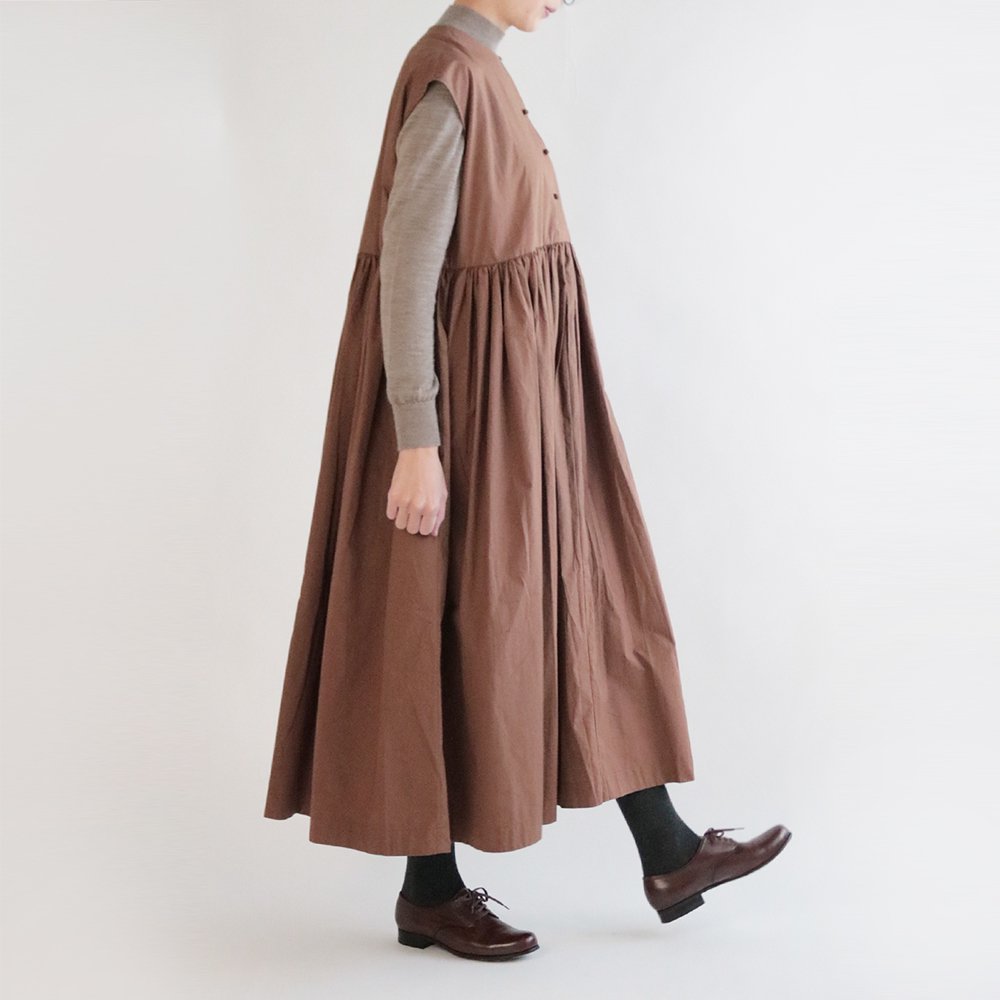 Khadi&co BESS NIELSEN ロングコート モカブラウン-